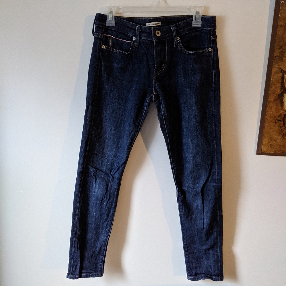 Levi's selvedge boyfriend skinny jeans